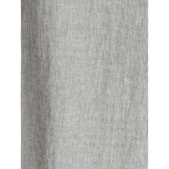 Eileen Fisher Graphite Organic Linen Pinstripe Tunic Dress Women's Est. Large - Picture 5 of 12